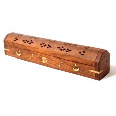 Incense Holder 11" Coffin Style